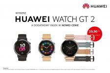 Kup Huawei Watch GT 2 w wersji 42 mm i dobierz dodatkowy pasek w dobrej cenie