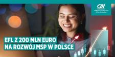EFL z kredytem 200 mln euro od EBI na finansowanie MŚP i zielonych inwestycji