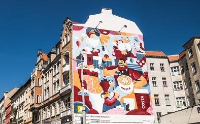 Mural Karola Banach w Poznaniu