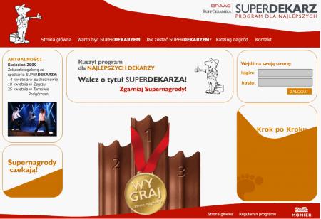 Strona główna portalu www.superdekarz.pl fot. Monier