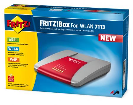 opakowanie FRITZ Box Fon WLAN 7113