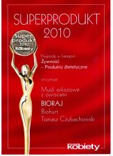 Musli orkiszowe z owocami Bio Raj z nagrodą Superprodukt Świata Kobiety 2010