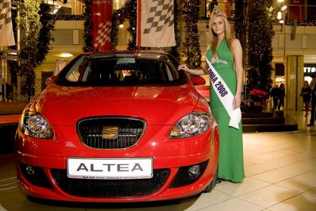 Miss Polonia 2008 odebrała SEAT-a Altae