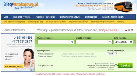 Kup tanie bilety autokarowe online - www.BiletyAutokarowe.pl