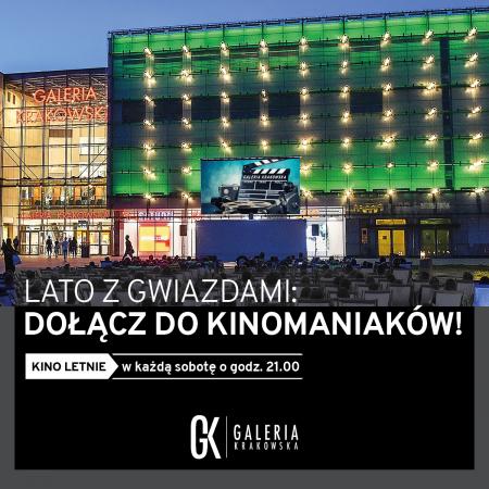 Kino pod gwiazdami przed Galerią Krakowską