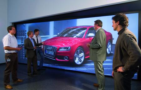 Audi - technologia prezentacji w cyfrowej jakości kinowej