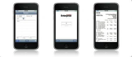HansaWorld Enterprise na iPhone