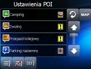 Ustawienia POI