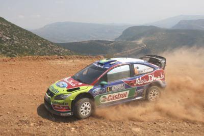 Ford Focus RS WRC. 2009 Acropolis Rally of Greece