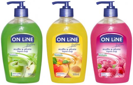 Owocowe mydła marki On-line