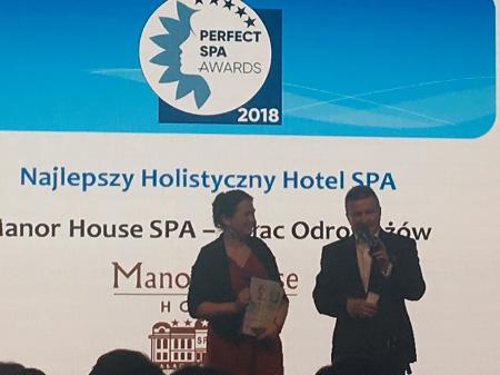 Manor House SPA Najlepszym holistycznym hotelem SPA w Polsce