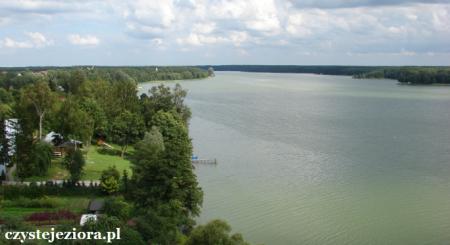 Widok na jezioro Gołuń