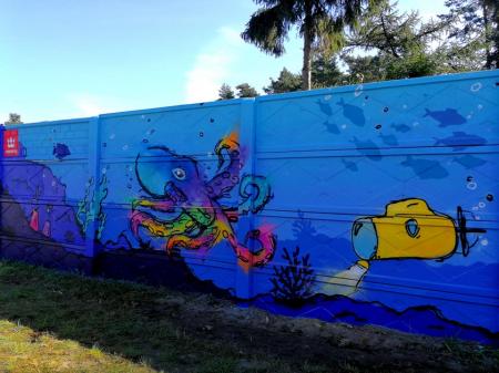 Tikkurila mural "Podwodny świat"