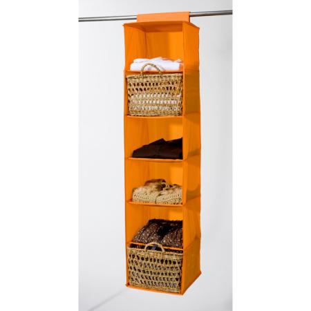 Materiałowy organizer Orange 6 Rack, cena 49 zł, Bonami.pl