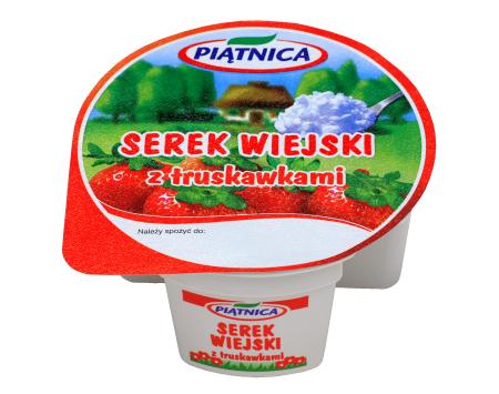 Serek Wiejski z truskawkami - OSM Piątnica