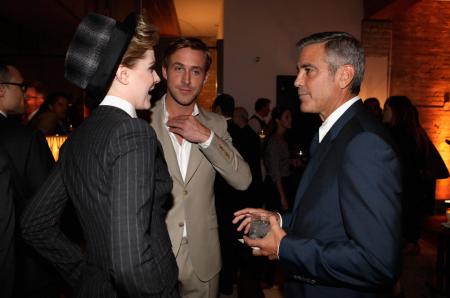 Evan Rachel Wood, Rayan Gosling i George Clooney
