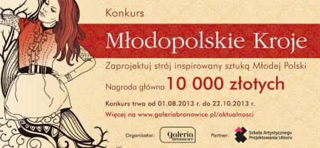 Konkurs Galerii Bronowice: Młodopolskie Kroje