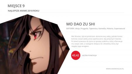 Ranking anime 2018 Miejsce 9: Mo Dao Zu Shi