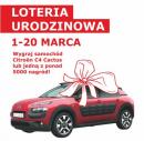 Zabawa, loteria i Citroen C4 Cactus do wygrania.