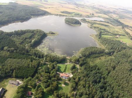 Mazury z lotu ptaka.