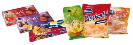 Promocyjne produkty to ciasteczka, biszkopty, pierniki oraz groszek ptysiowy Fot. NS Marketing