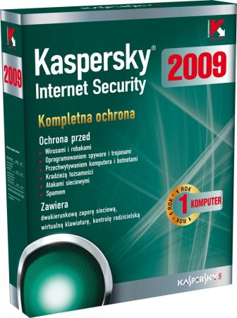 Pudełko Kaspersky Internet Security 2009