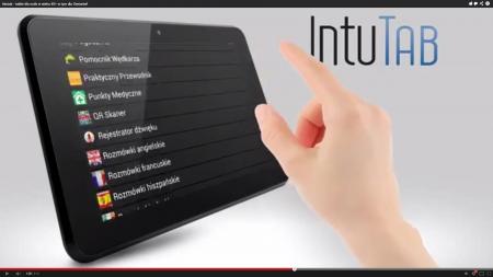 Niektóre z aplikacji mobilnych w tablecie IntuTab