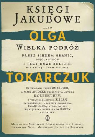 "Księgi Jakubowe" Olgi Tokarczuk - tegorocznej laureatki Nike