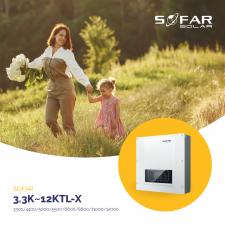 Inwerter SOFAR serii 3.3 K-12 KTL-X - niezawodność potwierdzana 12-letnią gwarancją od SOFARSOLAR