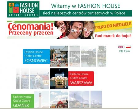 Screen nowej strony Fashion House