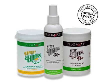 Pilomax,Aloe Vera Henna Wax,Kamille Wax,Henna Wax odżywka bez spłukiwania