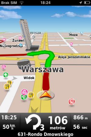 MapaMap_iPhone_Warszawa