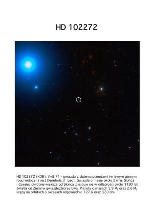HD 102272b oraz HD 102272c to kolejne odkrycie polskich astronomów