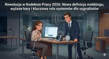 Rewolucja w Kodeksie Pracy 2026: Nowa definicja mobbingu, wyższe kary i rola systemów zgłoszeniowych