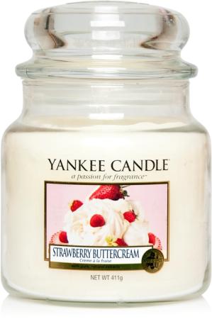 Yankee Candle Truskawka w Bitej Śmietanie, słój średni cena 74,00 zł