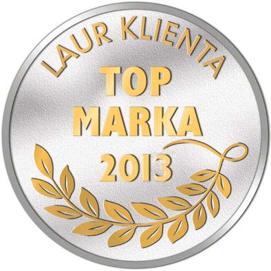 Godło TOP MARKA 2013 dla firmy Schüco International Polska