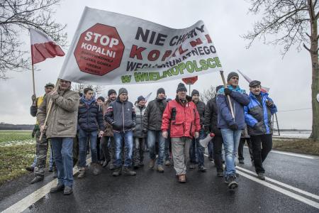 Mieszkańcy południowo-zachodniej Wielkopolski od lat protestują przeciwko planom budowy kopalni węgl