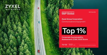 Zyxel Networks ranking S&P Sustainability Yearbook 2026