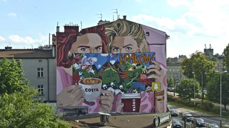 Costa Coffee_Mural w Krakowie