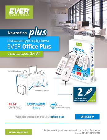 Listwa antyprzepięciowa EVER OFFICE PLUS