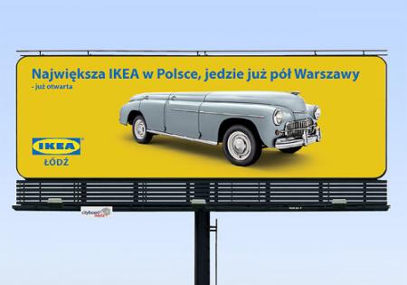 Reklama Ikea Łódź