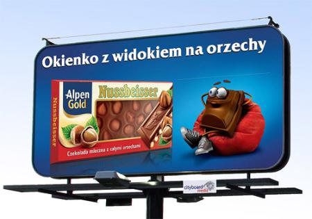 Zwycięzca kwietniowej edycji konkursu City Plakat - layout Alpen Gold