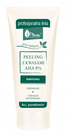 Peeling kremowy z kwasami AHA 8%