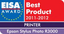 Epson Stylus Photo R3000  – najlepszą europejską drukarką według EISA