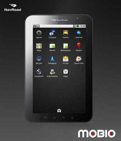 Tablet MOBIO (komputer + nawigacja) z systemem Android