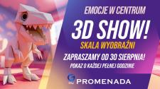 Skala wyobraźni - nowy pokaz 3D wkracza do G City Promenada!