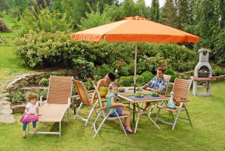 Krzesło aluminiowo –drewniane – 259,00 zł  Stół aluminiowo-drewniany - 469,00 zł
