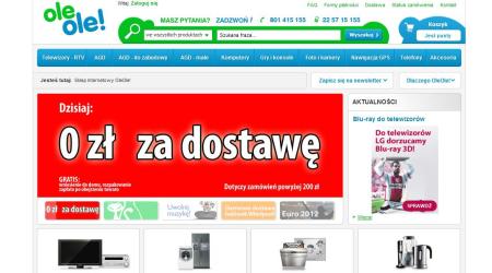 Sklep internetowy OleOle.pl wprowadza darmową dostawę