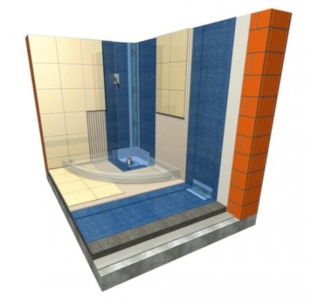 Izolacja przeciwwodna łazienki i pomieszczeń mokrych za pomocą elastycznej powłoki uszczelniającej F