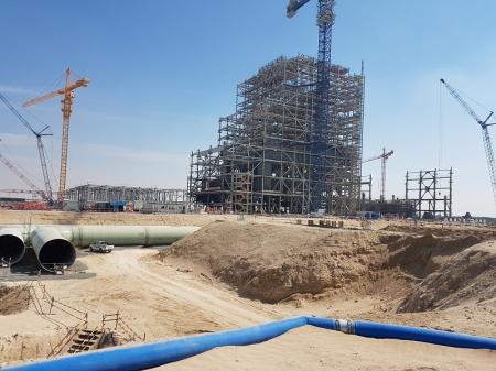 PRORIL pompy odwodnieniowe na placu budowy w Dubaju
